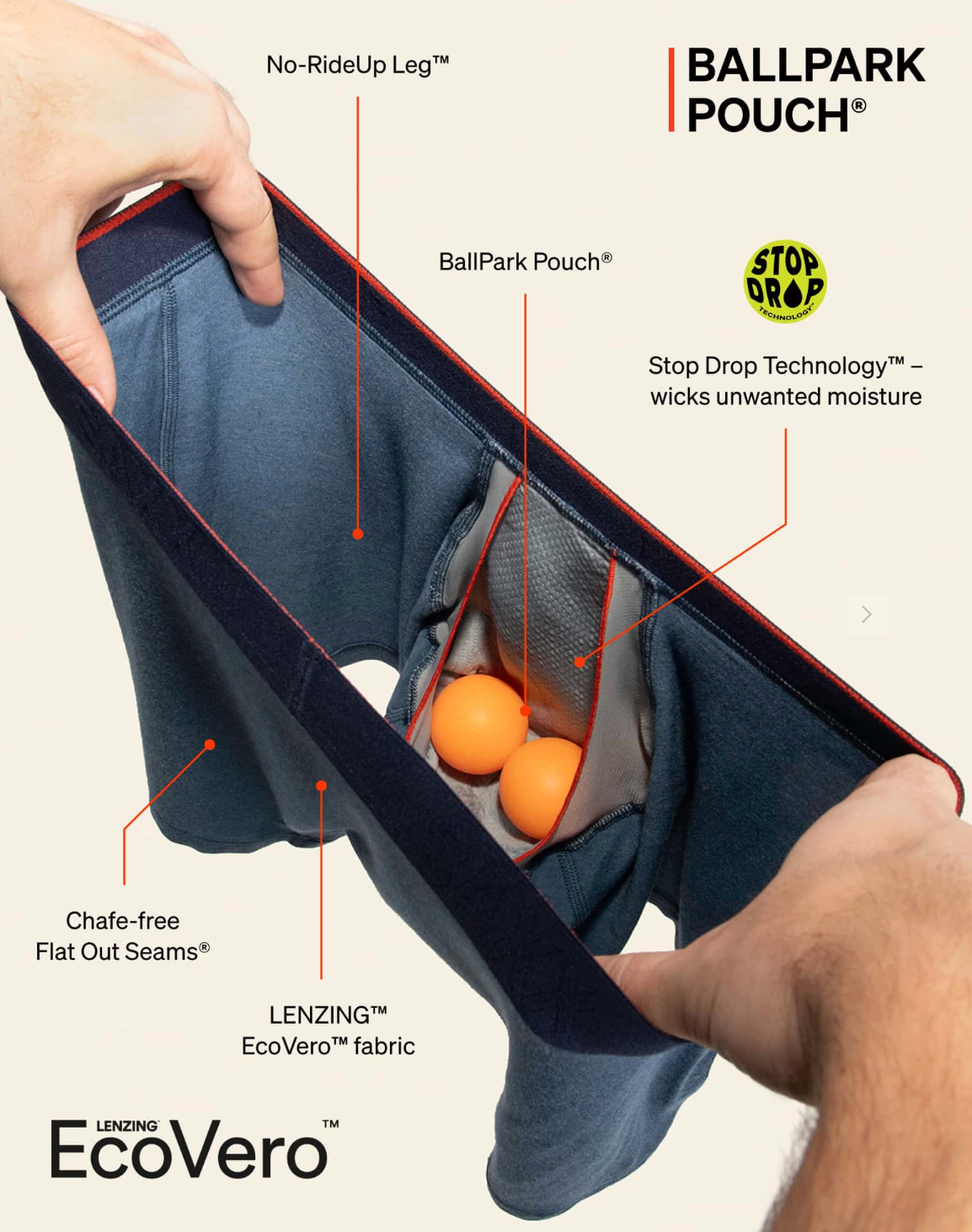 Multi Sport Mesh boxer 2pk