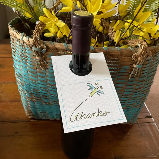 Thanks- Bottle Greeting Card