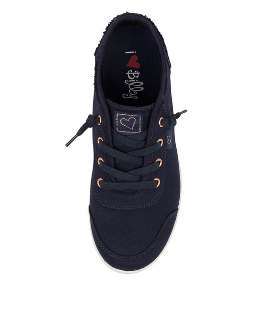 I love Billy Navy Slip On Sneakers
