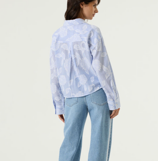 Striped Blouse Printed Top
