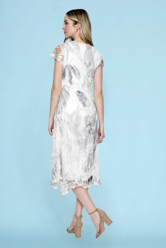 Cap Sleeve Long Dress