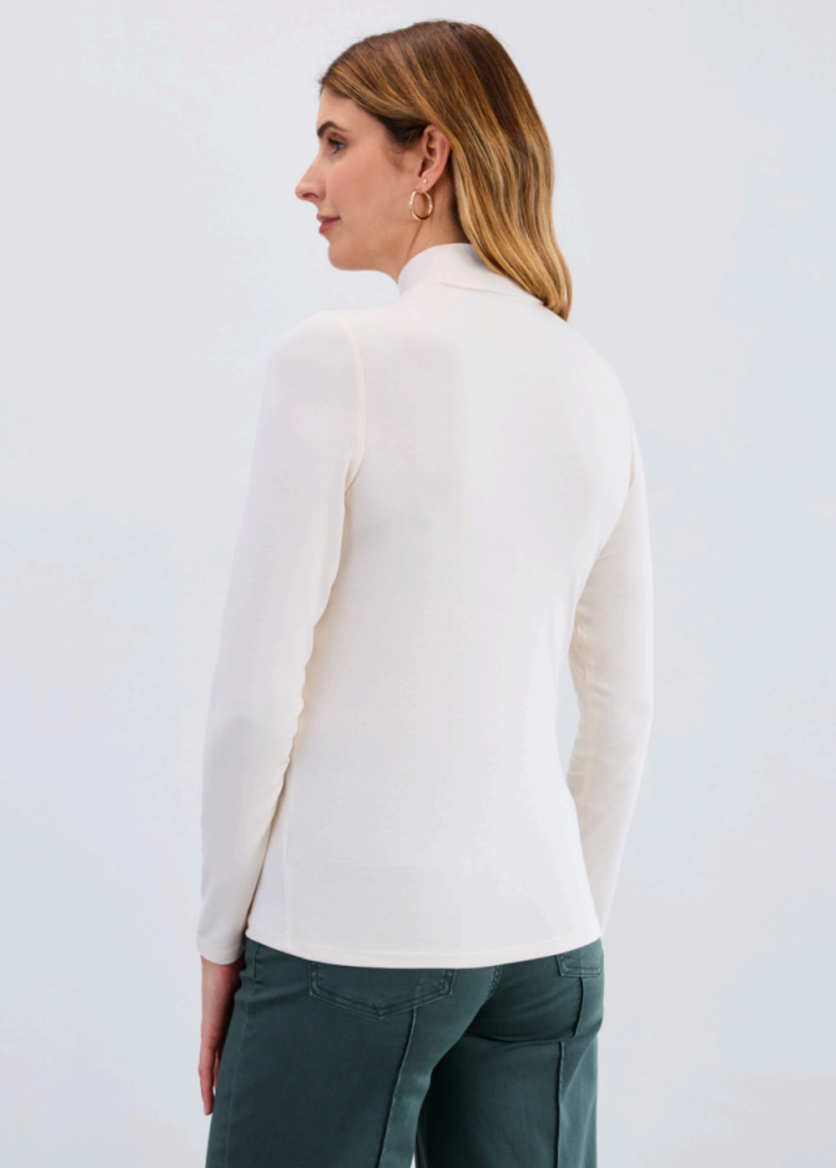 Long Sleeve Mock Neck Top