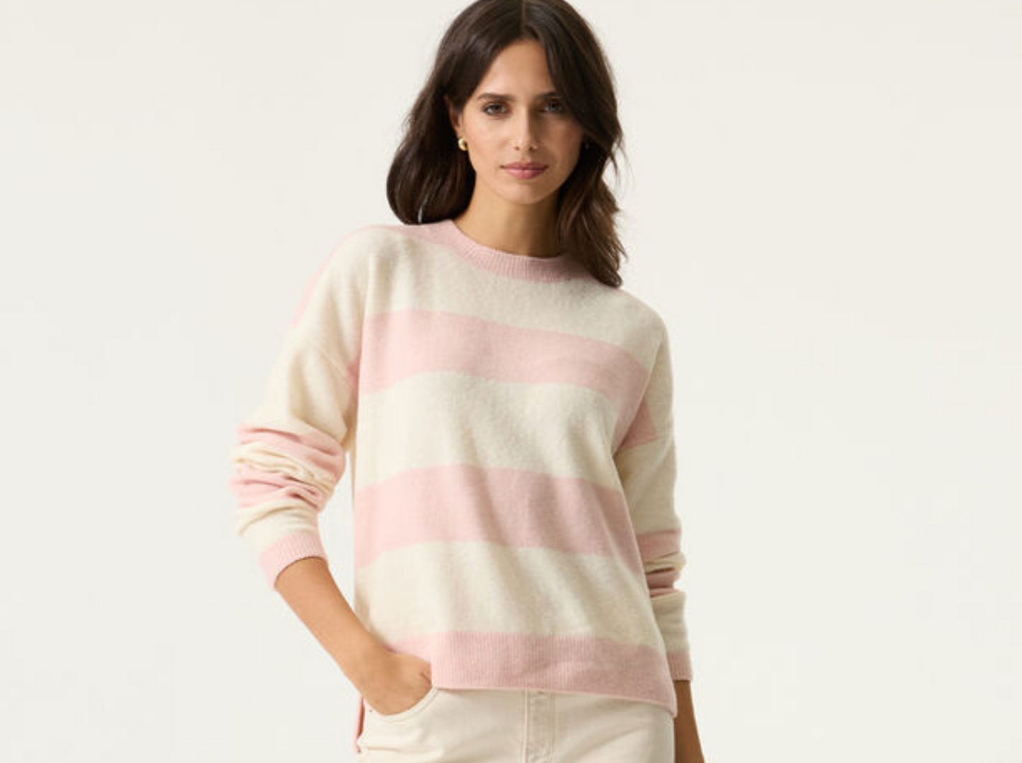 Pink Stripe Sweater