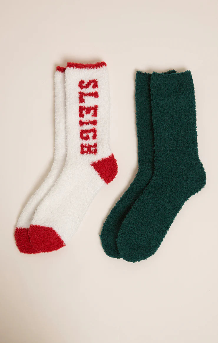 Sleigh Socks | 2pk
