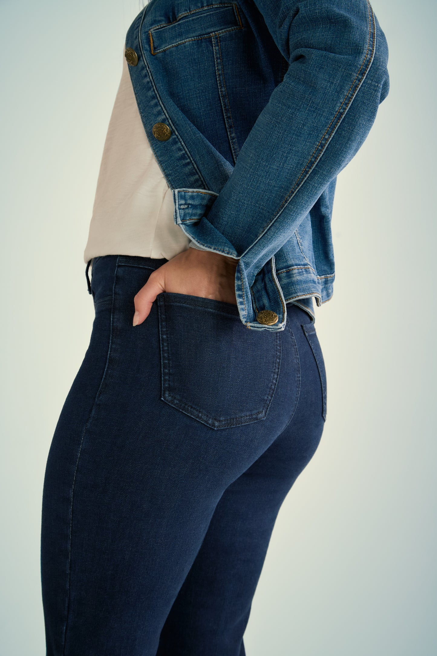 Beyond Denim Straight Leg Jean
