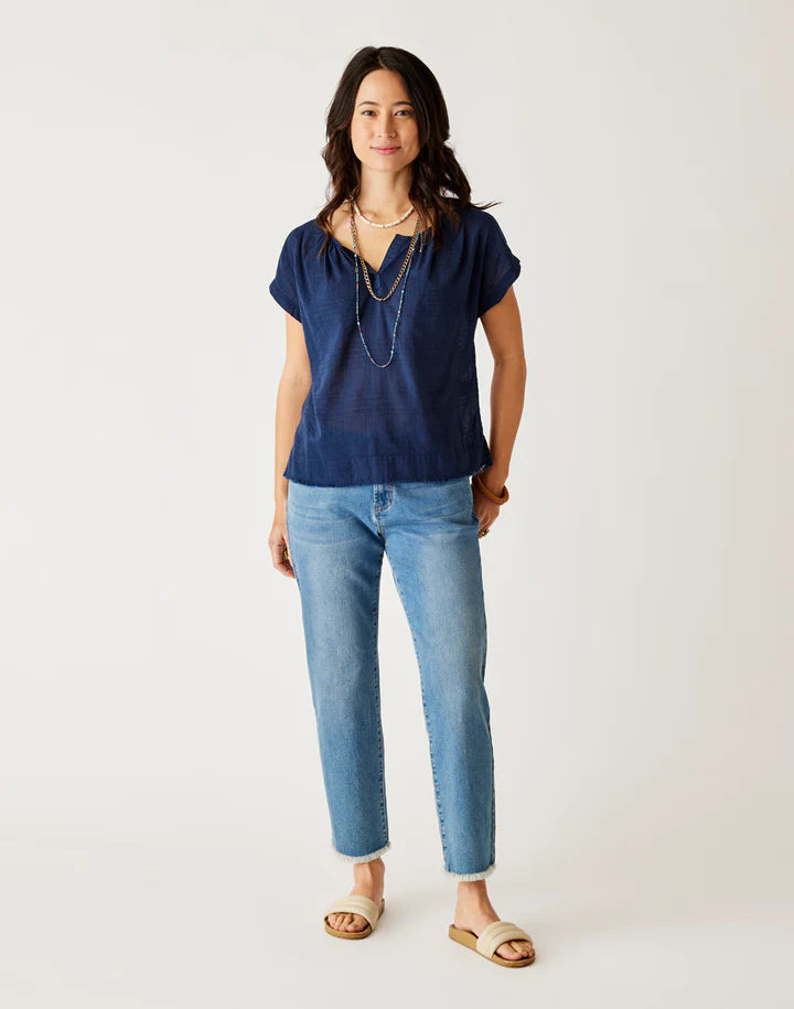 James Textured Top