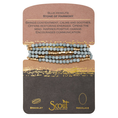 Stone Wrap Blue Howlite | Harmony