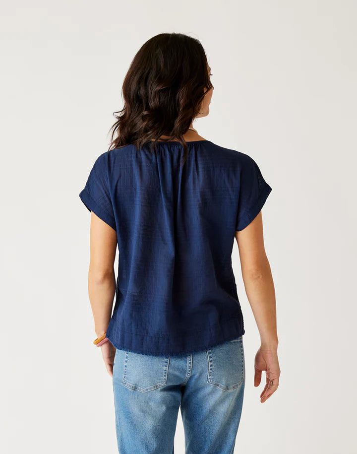 James Textured Top