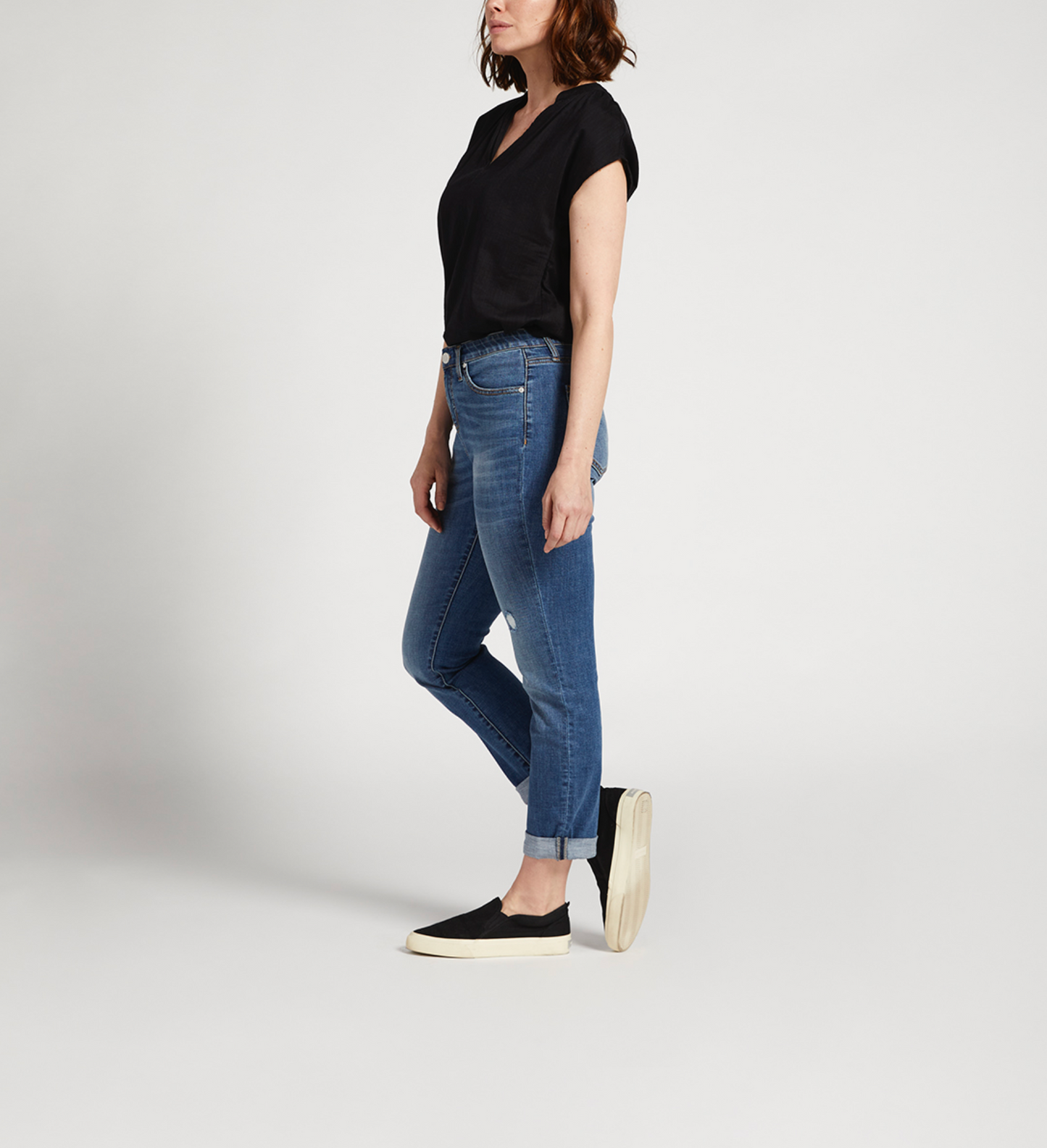 Carter Mid Rise Girlfriend Pants