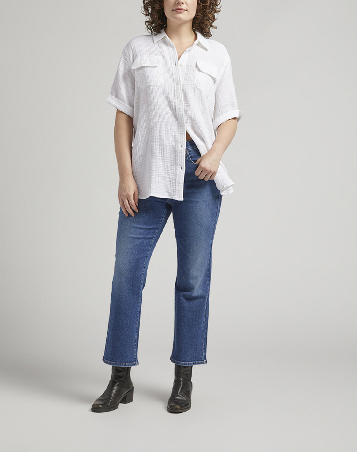 Textured Short Sleeve Shirt