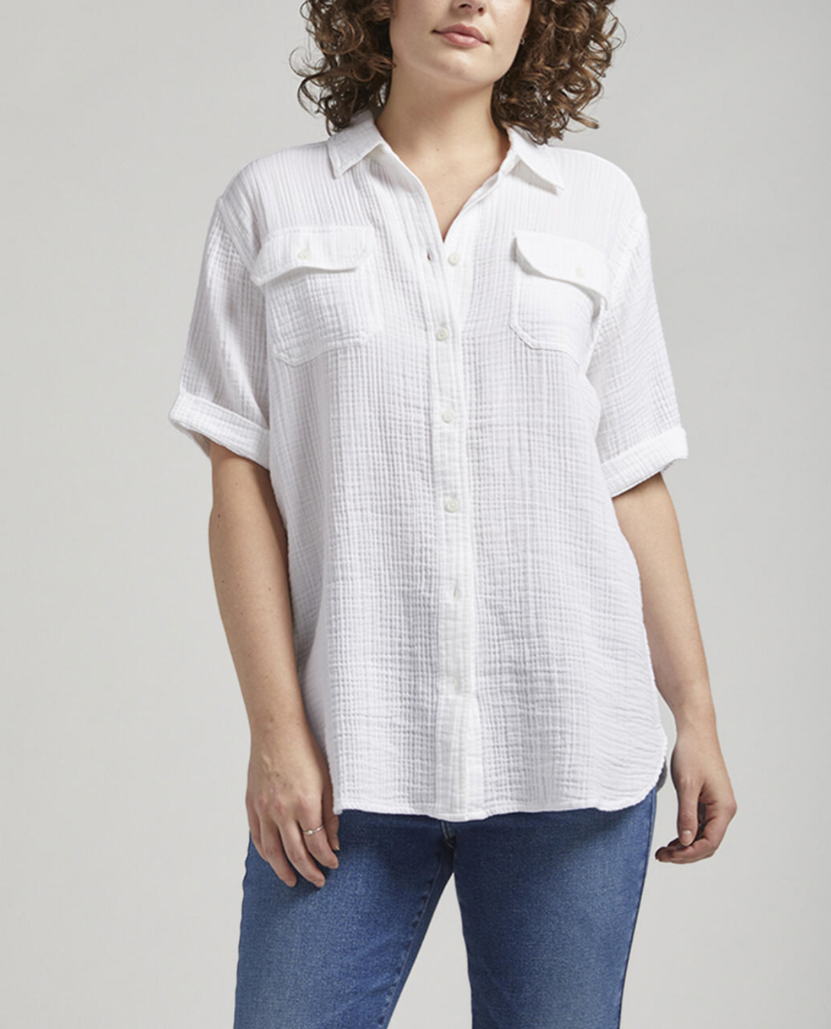 Textured Short Sleeve Shirt