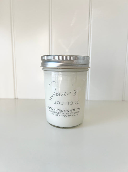 Eucalyptus & White Tea Candle