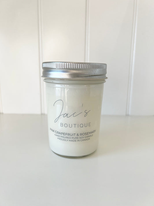 Pink Grapefruit & Rosemary Candle