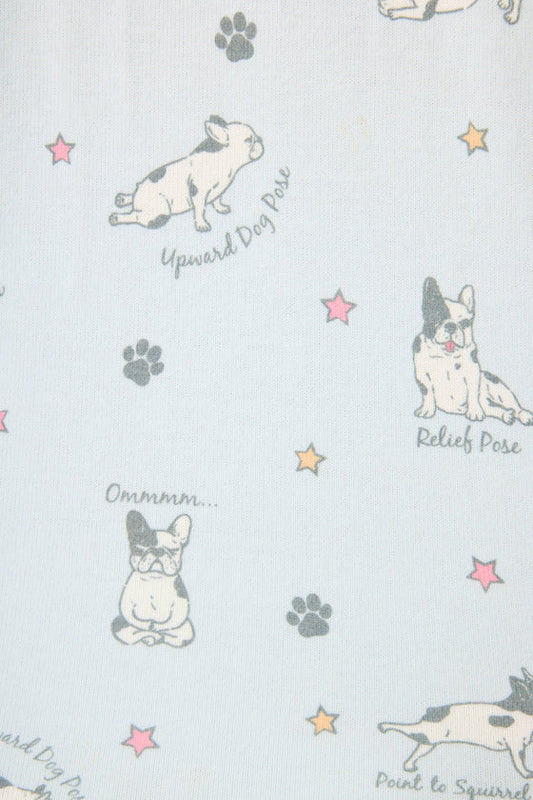 Dog yoga PJ Set Paws and Breathe