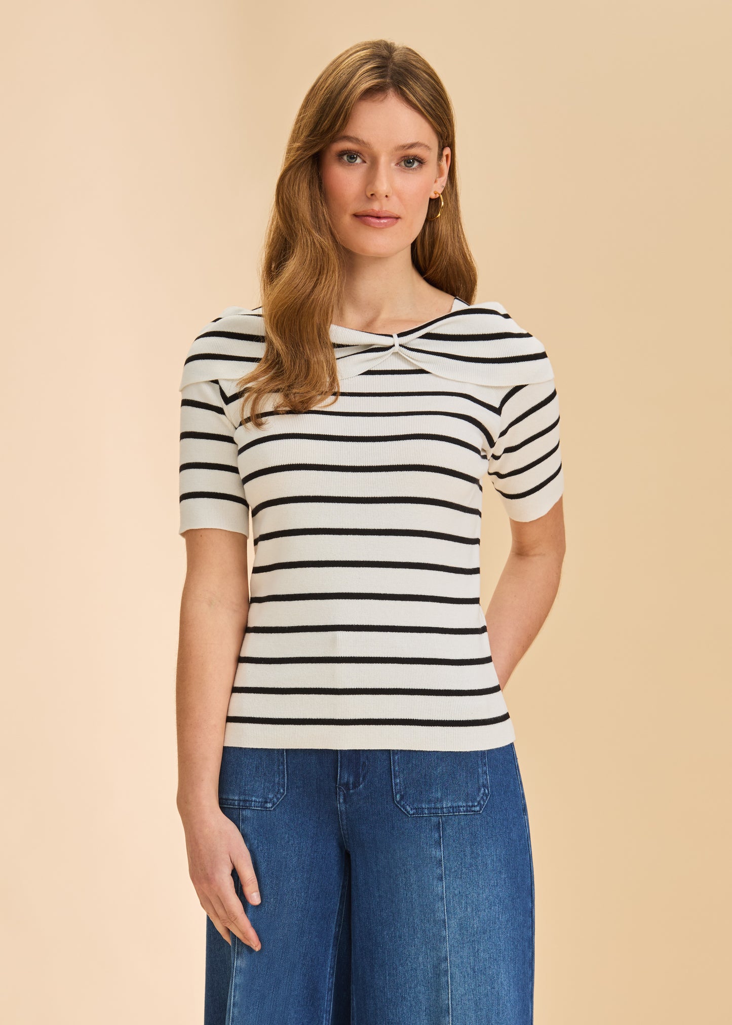 Boatneck Stripe Sweater
