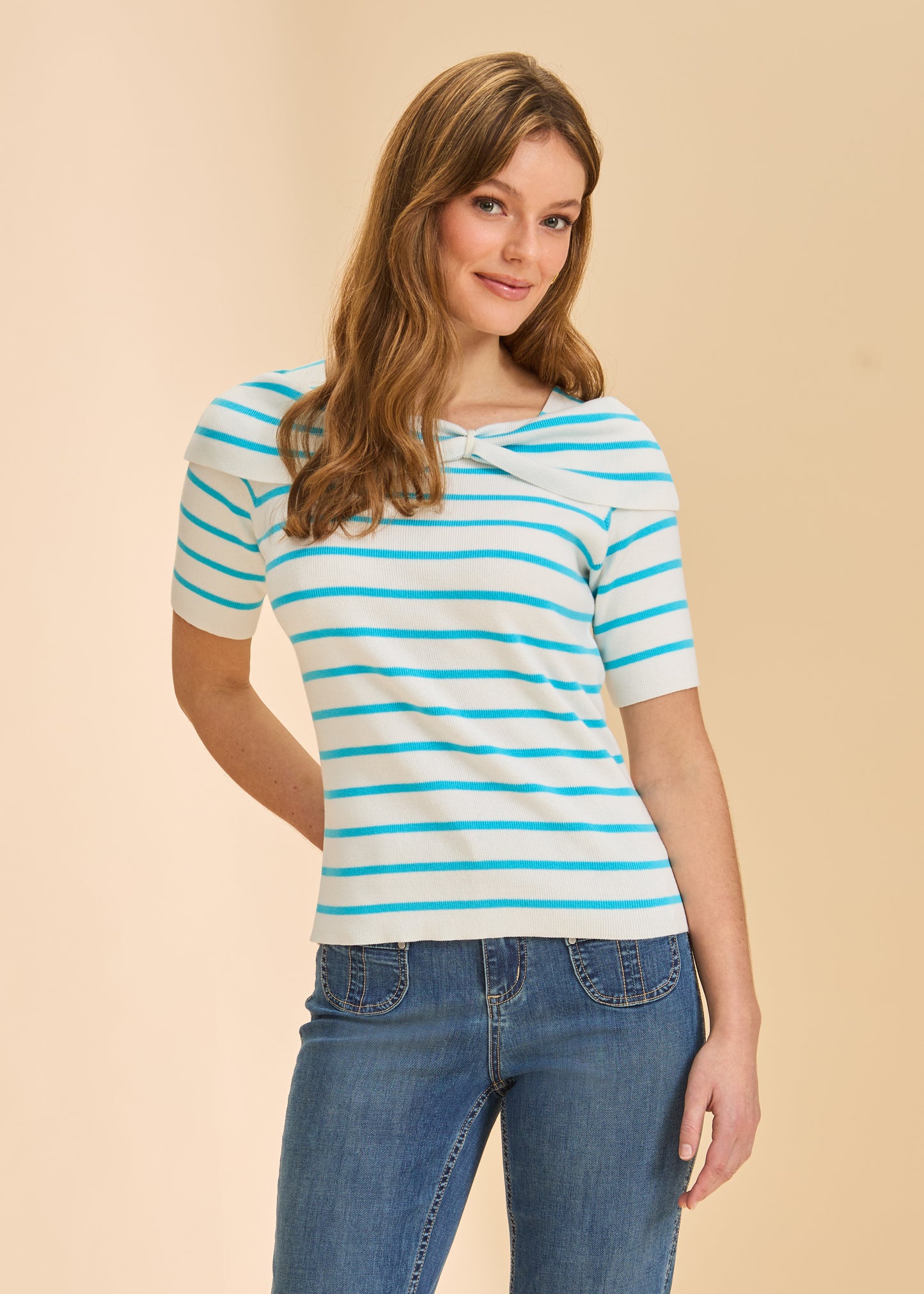 Boatneck Stripe Sweater