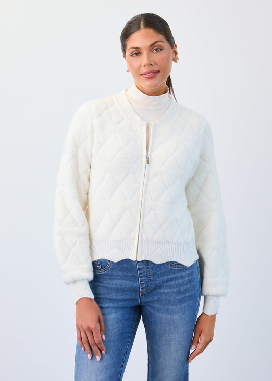 Sweater Bomber Coat