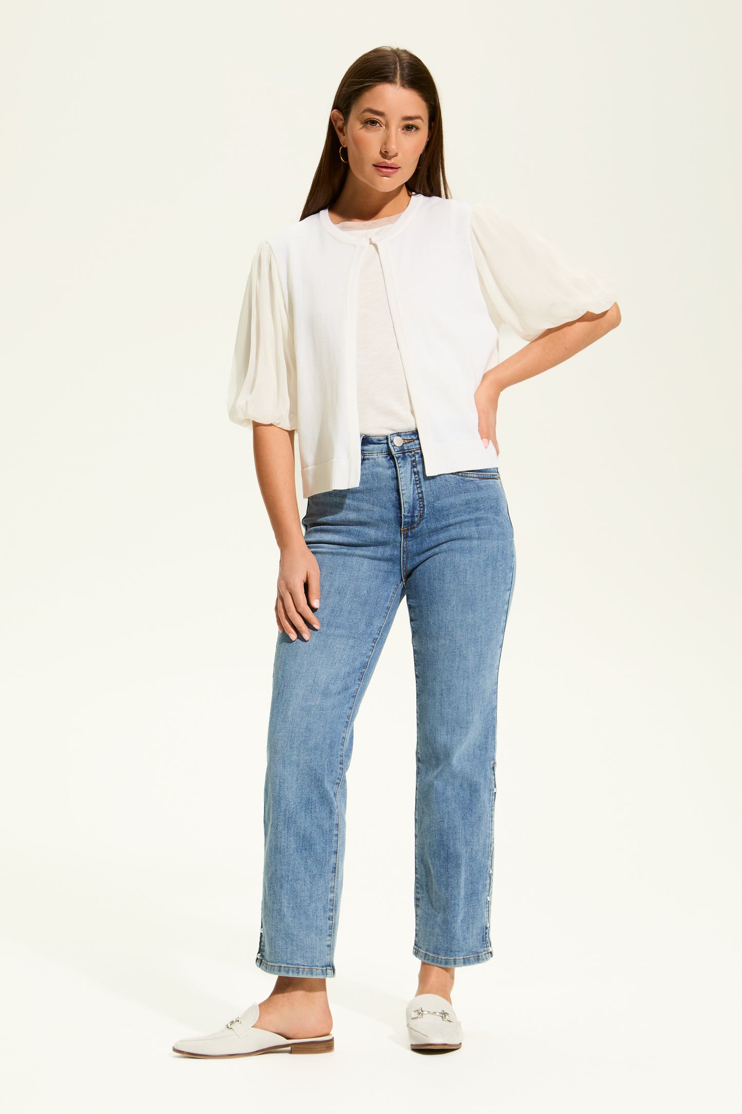 Elbow Sleeve Cardigan