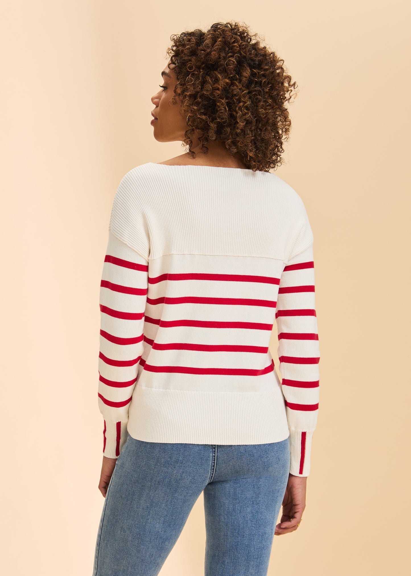 Long Sleeve Striped Sweater