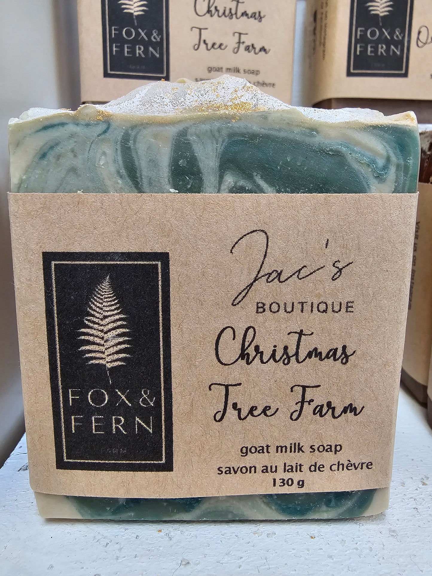 Christmas Tree Farm Goats Milk Soap - F & F x Jac's Collaboration
