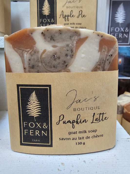 Pumpkin Latte  Goats Milk Soap - F & F x Jac's Collaboration