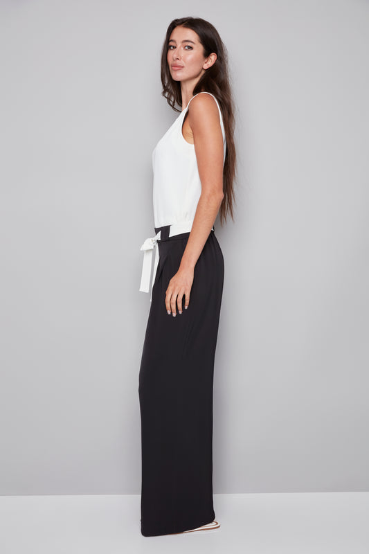 Wide Leg Pant With Sash