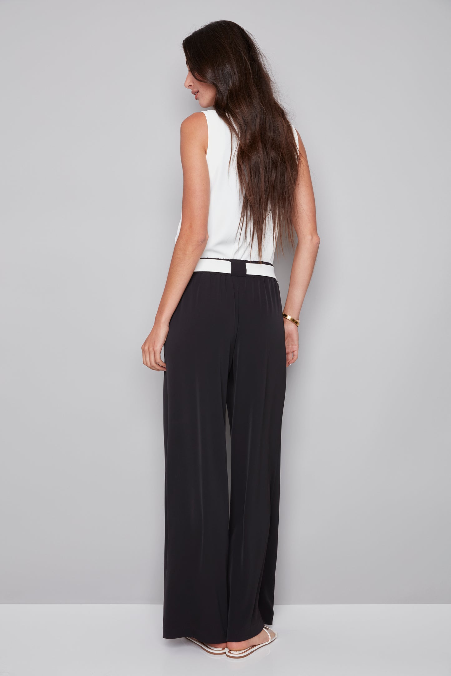 Wide Leg Pant With Sash