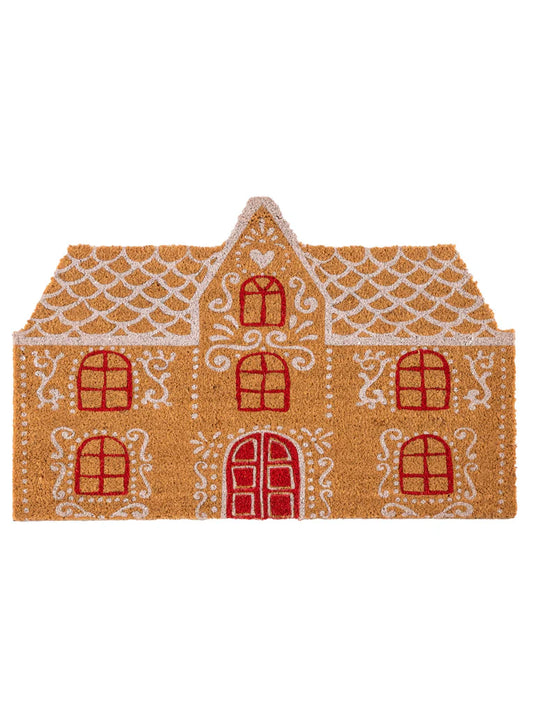Gingerbread House Doormat