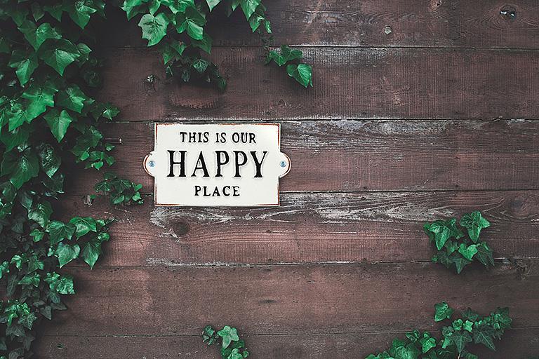 Happy Place Sign