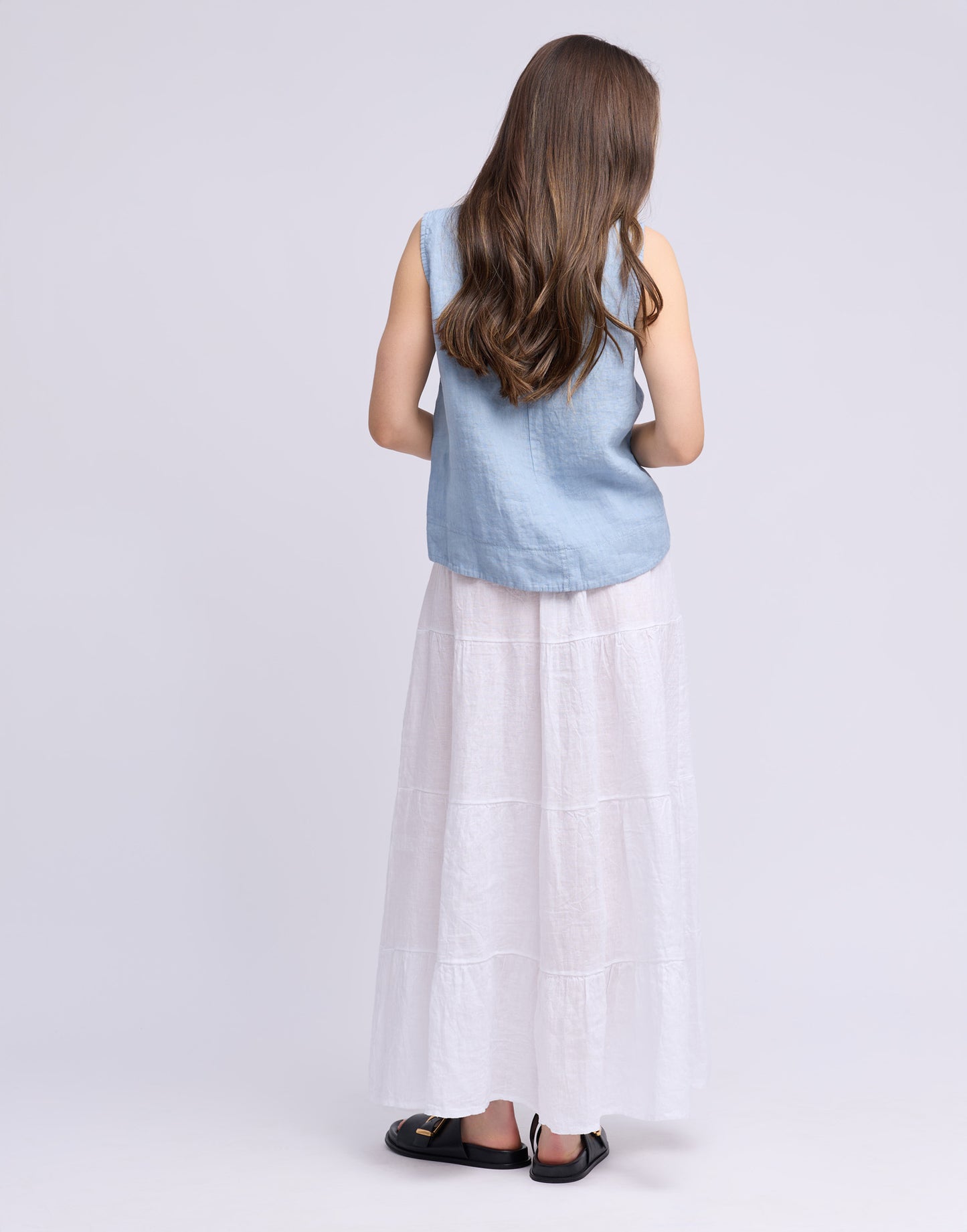 Francesca Linen Tank Top