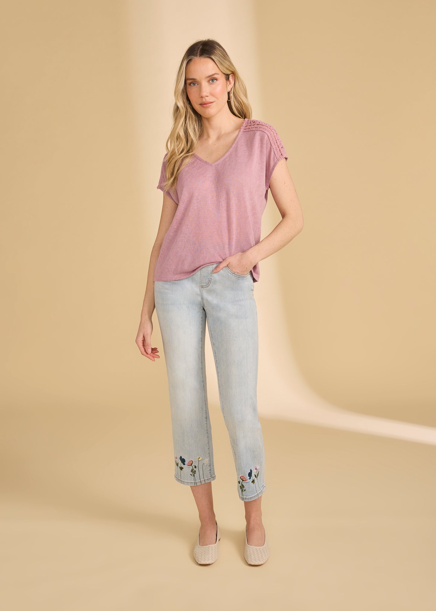 Dolman Sleeve Crochet Top