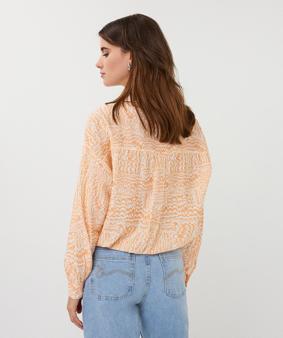 Waves Blouse Top
