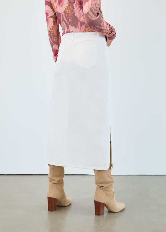 Column Midi Skirt