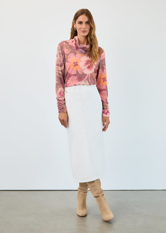 Column Midi Skirt
