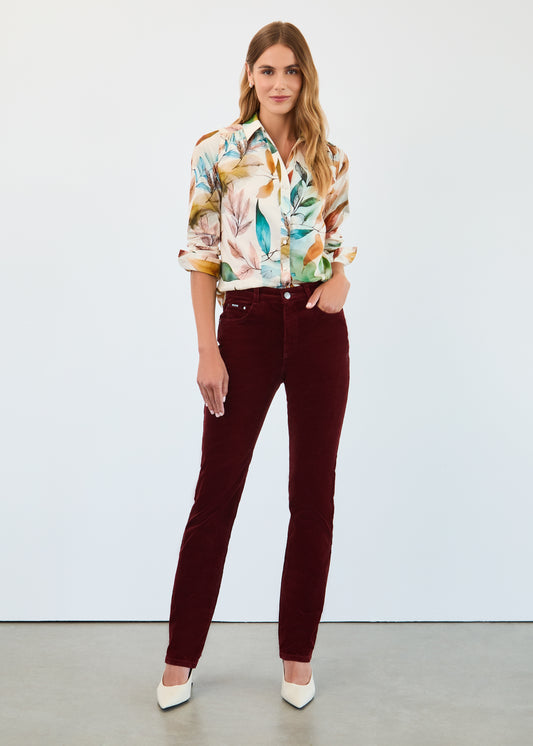 Suzanne Straight Leg Cord Pant