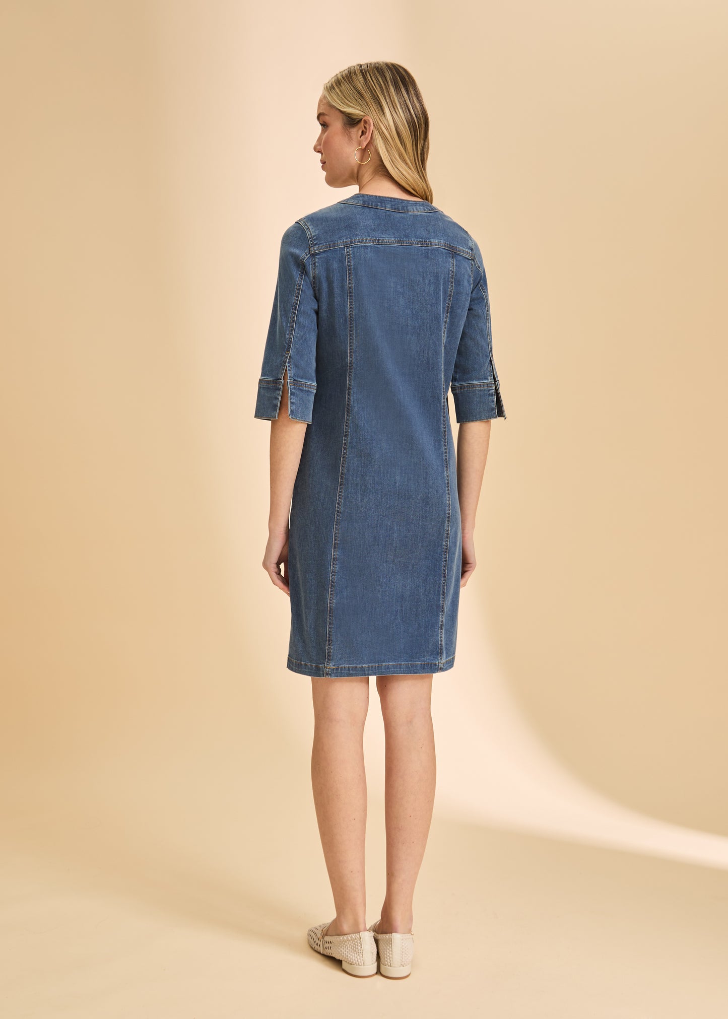 Denim Shift Dress