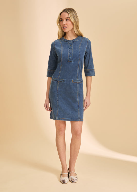 Denim Shift Dress