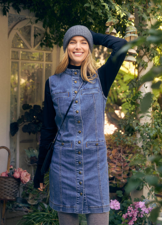 Long Denim Vest/Dress