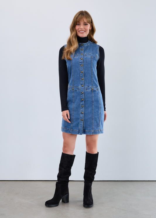 Long Denim Vest/Dress