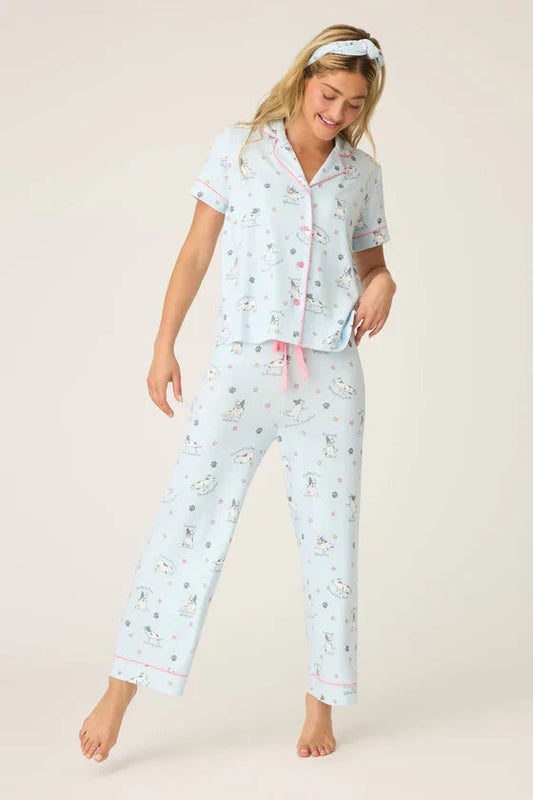 Dog yoga PJ Set Paws and Breathe
