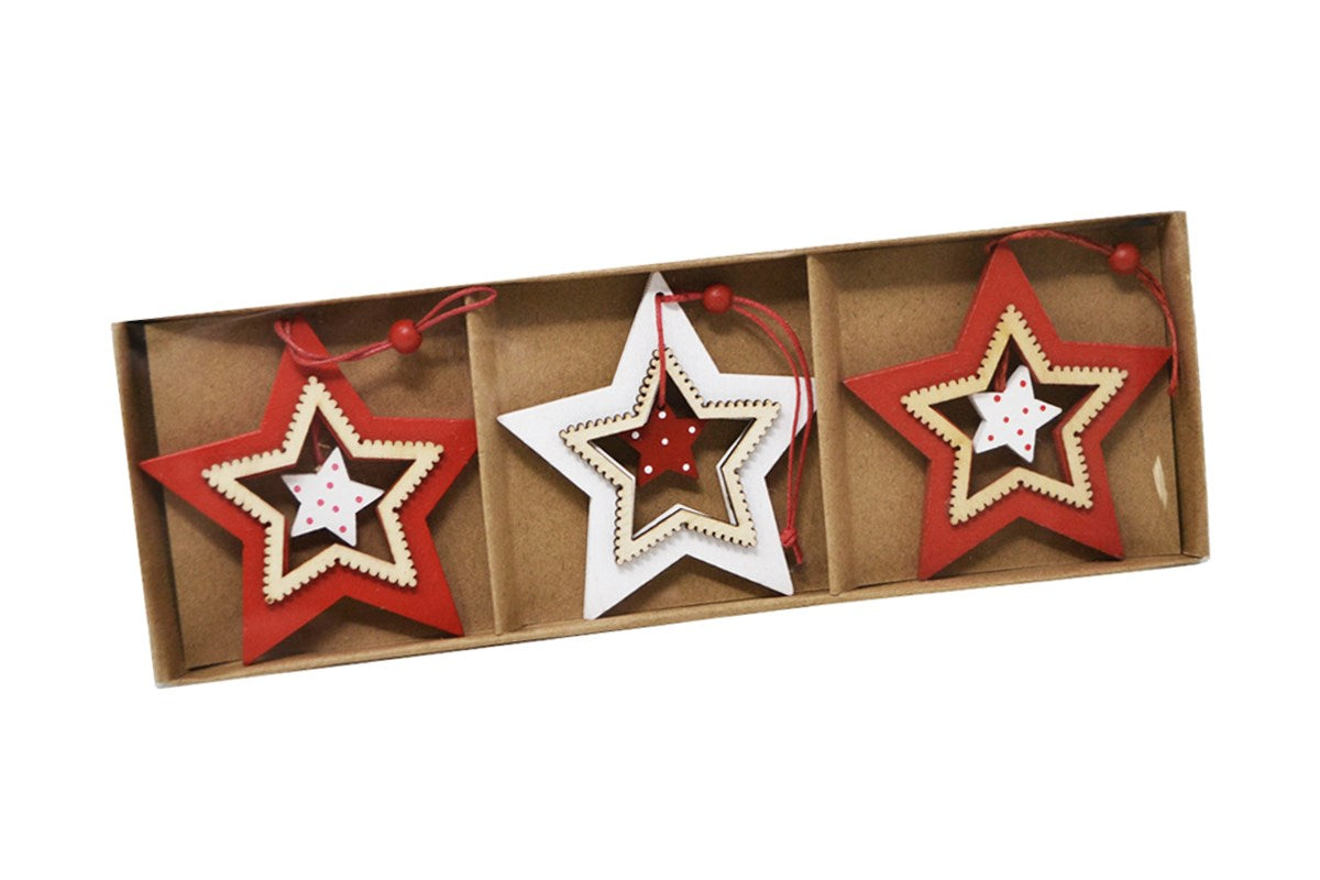 Star Ornaments | 3pk