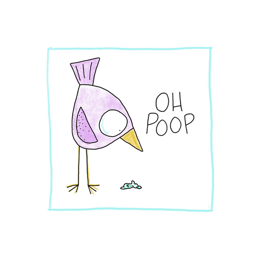 Oh Poop - Greeting Card