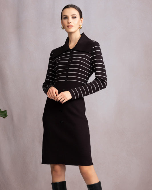 Stripe Knit Dress