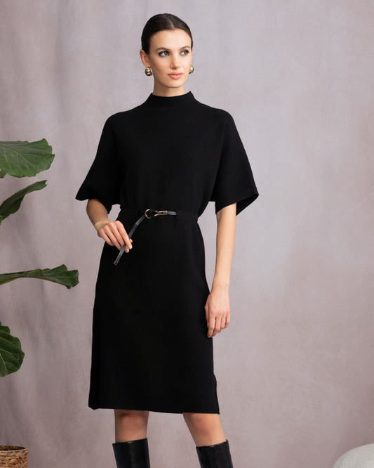 Black Knit Dress