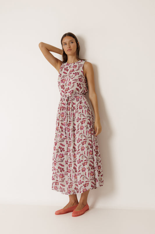 Maxi Flower Dress