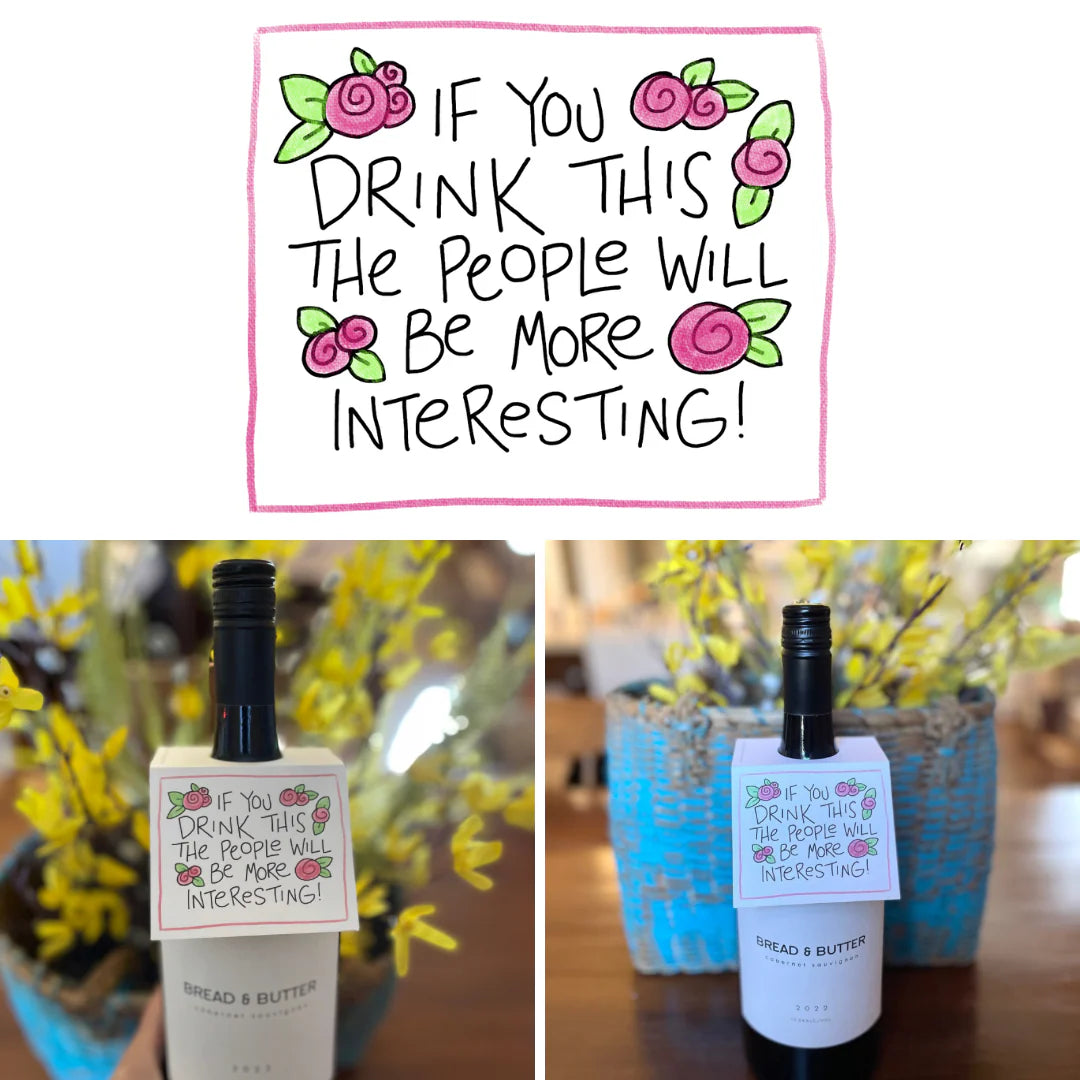 Interesting - Bottle Greeting Card