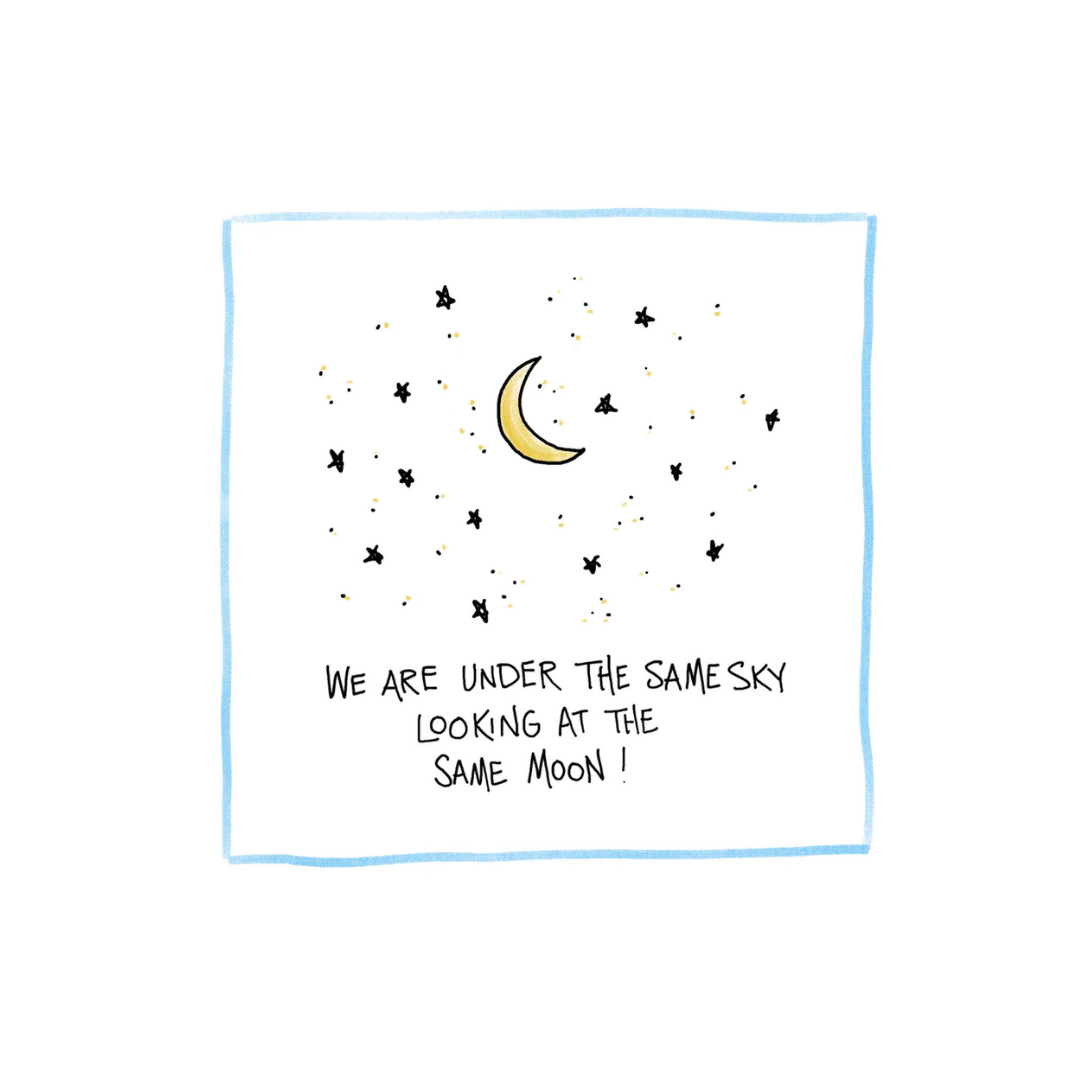 Same Sky & Moon - Greeting Card