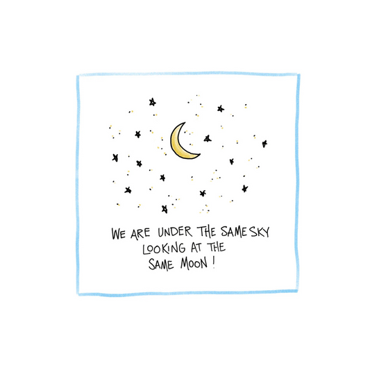Same Sky & Moon - Greeting Card