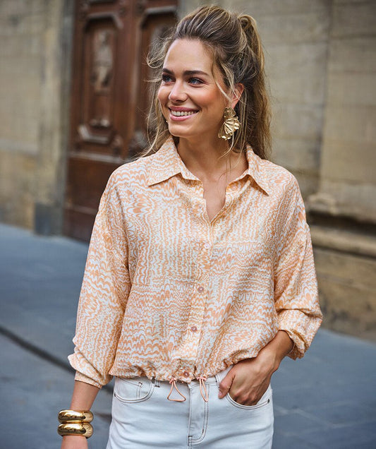 Waves Blouse Top