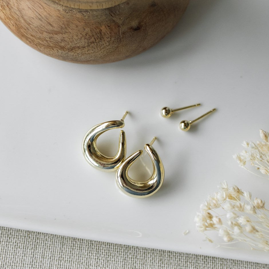 Duet Set Chunky Earring